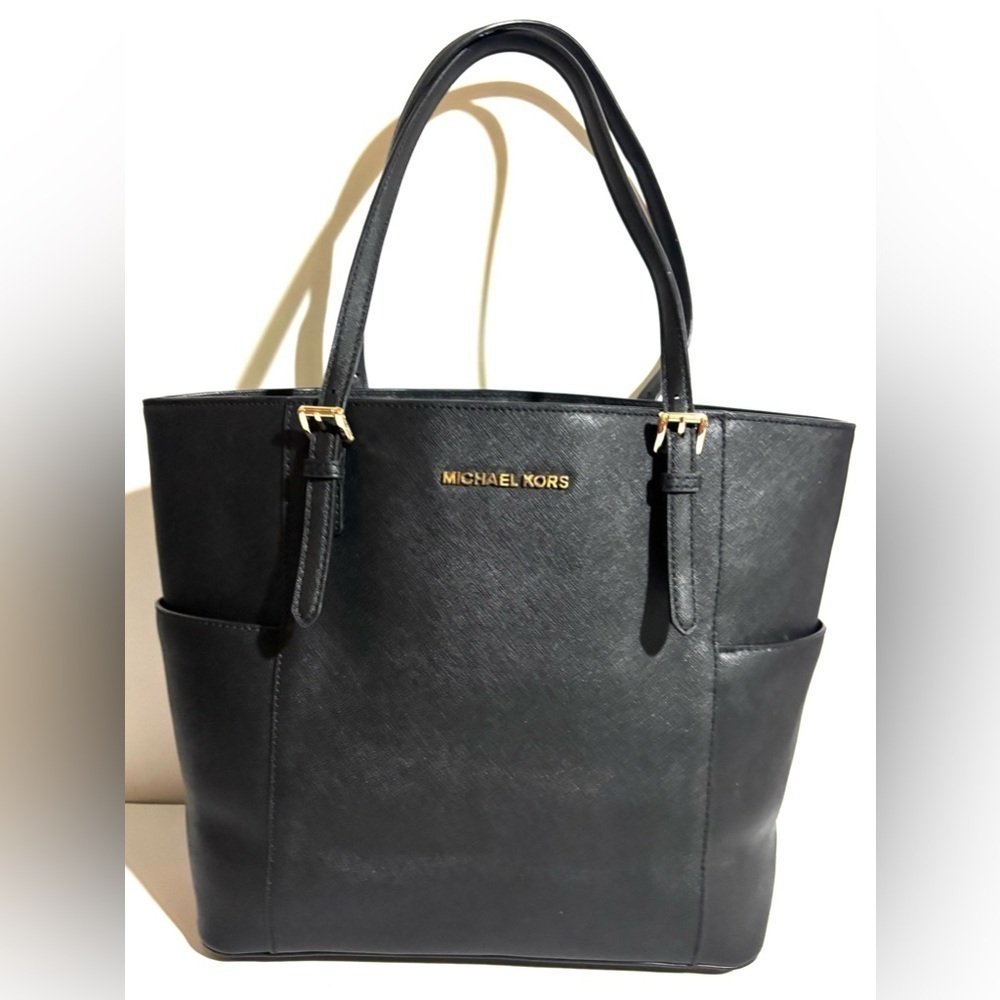 Michael Kors Black Saffiano Leather Tote